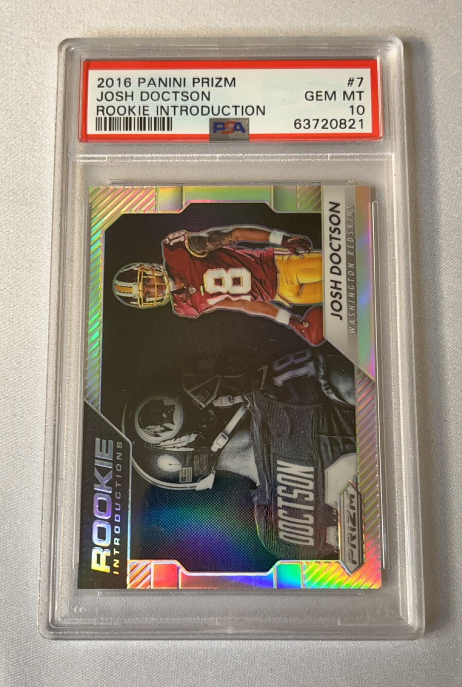 Josh Doctson Panini Prizm Rookie Introduction #7 Base