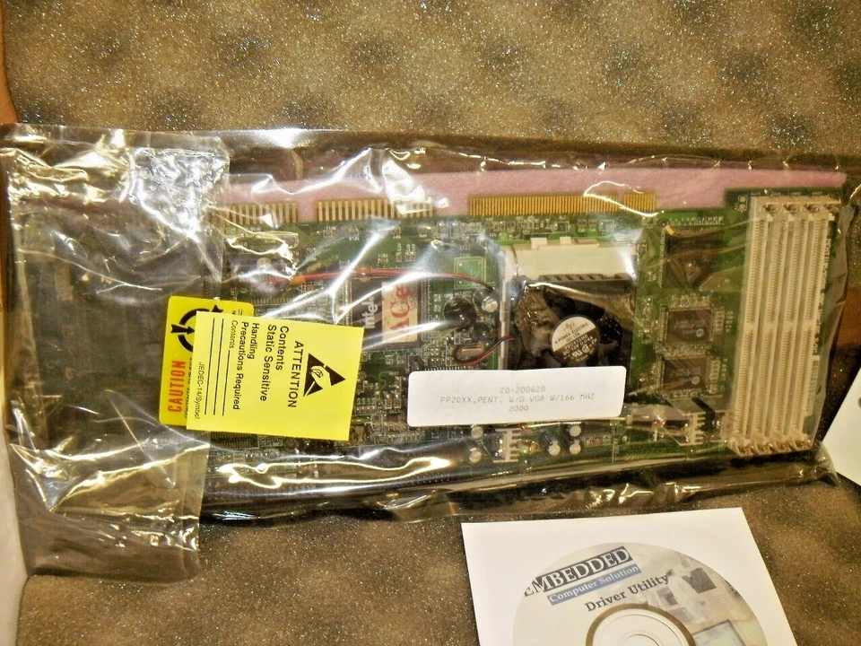 Intel 166MGZ Pentium PC-550 P5/6x86 Embedded ACe CPU Mother Board PC-550-M8 - Image 2 of 4