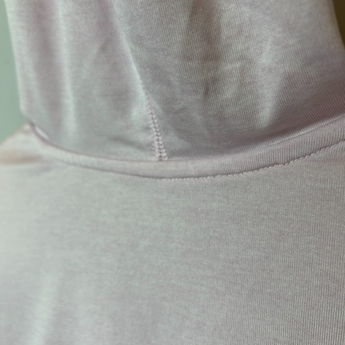 BCG Pullover Hoodie Womens Medium Pink Sheer Lightweight Athletic Thumbholes - Picture 10 of 15