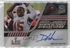 2022 Panini Spectra Champion Signatures 78/99 Devin White #CS-DW Auto 18yu