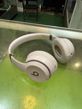 Beats Solo 4 by Dr. Dre White Over-Ear Headphones WHITE - Tested Works