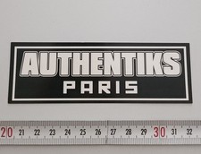 Sticker Authentiks Paris ultra supporter foot écharpe PSG sg cup virage Auteuil