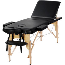 Massage Tables Portable Adjustable Massage Bed Foldable Spa Lash Table 3 Folding