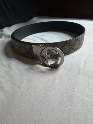 Gucci Interlocking G-buckle reversible belt, 85 CM | eBay