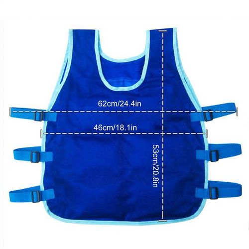 Ice Vest Cooling Safety Vest Outdoor High Temperature Clothing Adjustable - Afbeelding 18 van 27