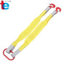 Lifting Slings Straps with Hooks - 3.3 FT, 4409LB Capacity Two Leg Rigging Strap