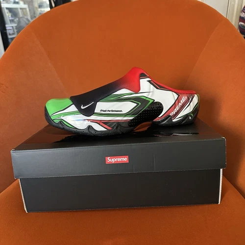 Taille 6 Nike Supreme x Clogposite Blanc Gym Rouge Vert