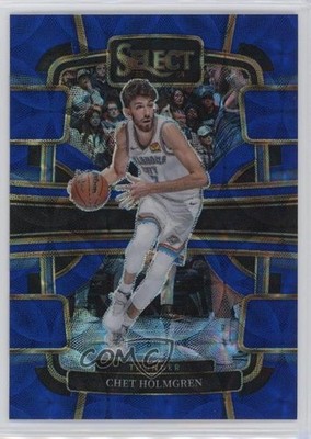 2023-24 Panini Select Concourse Blue Scope Prizm 19/249 Chet Holmgren #41 0x5i