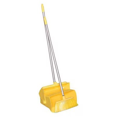 Remco 62506 Lobby Dust Pan And Broom Set, Yellow