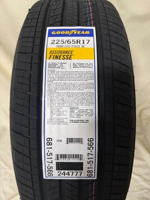 4 (Four) New Goodyear Assurance Finesse Tires- 225/65R17 225 65 17 2256517