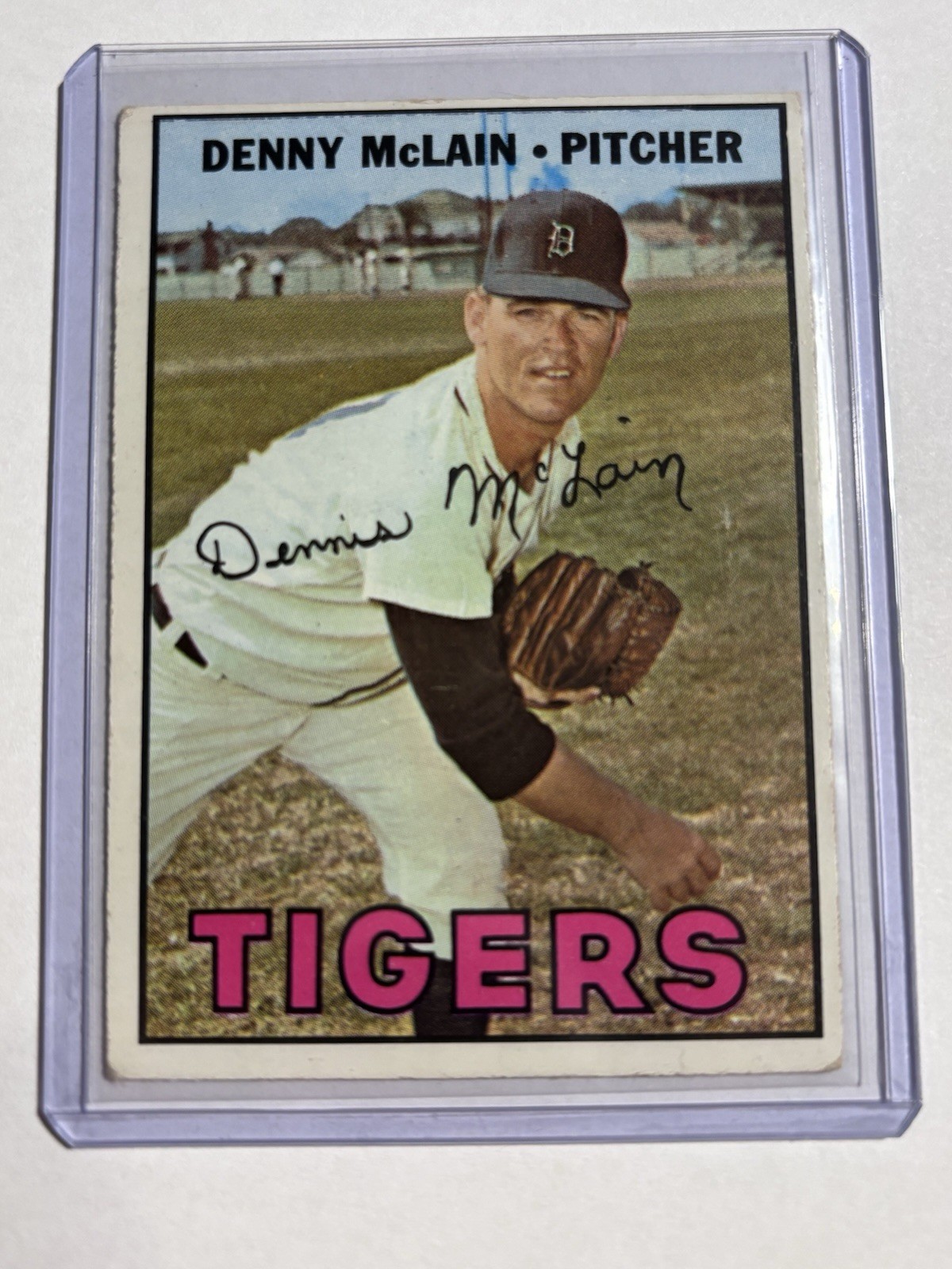1967 Topps - Denny McLain #420 Detroit Tigers