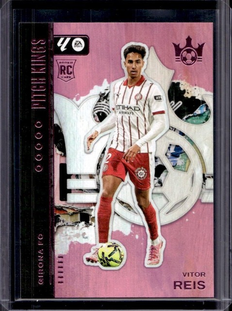 2025-26 Panini Pitch Kings La Liga Vitor Reis Pink Rookie RC #/99 Girona