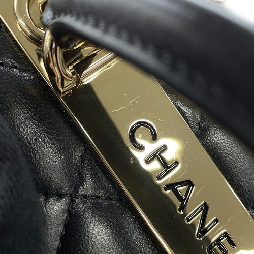 CHANEL Matelasse Chain Vanity Lambskin Black AP1472 - Picture 13 of 17