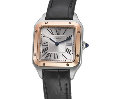 Cartier 28mm Small Santos-Dumont Steel and RG - W2SA0012