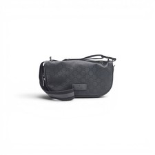 Gucci GG Monogram Nylon Cintura Borsa Marsupio Nero 449182 - Usato