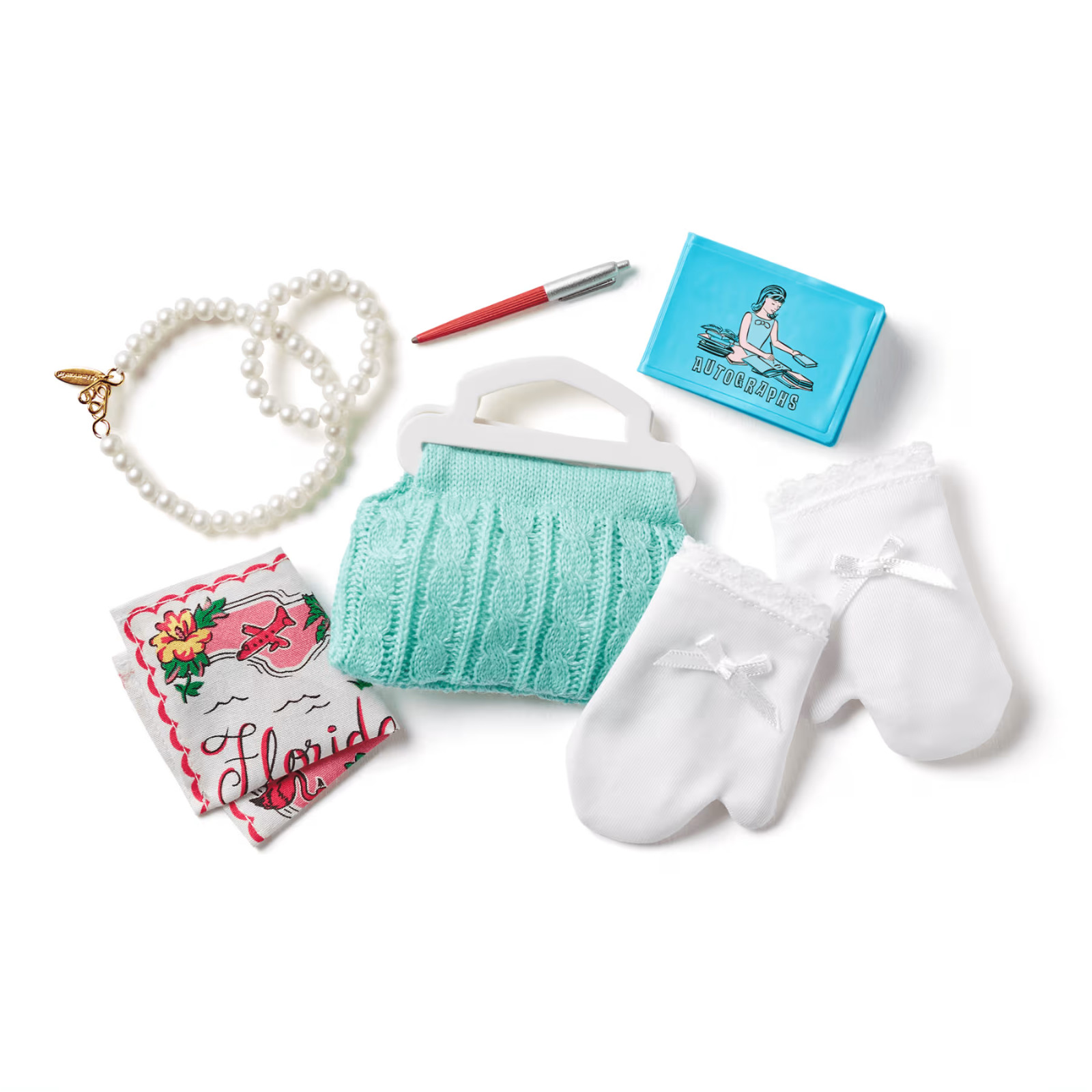 AMERICAN GIRL MARYELLEN MARYELLEN'S ACCESSORIES FOR 18" DOLL NEW NIB (no doll)
