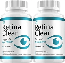 (2 Pack) Retina Clear Eye Support Supplement – RetinaClear Capsules Eye Vitamins