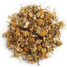 Organic German Whole Chamomile Flowers, 1-Pound Bulk Bag, Makes Relaxing/Calming