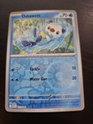 Oshawott 021/086 Sv: White Flare Reverse holo card with blue border, Pokémon in water, and visible attack text.