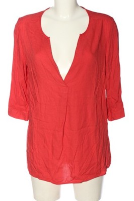 ZERO Schlupf-Bluse Damen Bluse Gr. DE 40 rot Business-Look