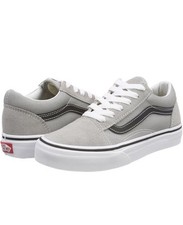 Vans Old Skool Drizzle Grey Kids Trainers Shoes Skate Sneakers Boys Youth