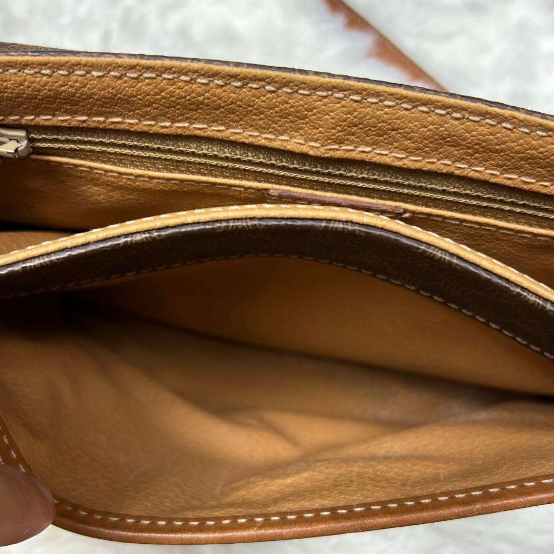 Model CELINE Old Celine Macadam Pattern Shoulder … - image 11