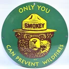 Smokey the Bear – Prevent Forest Fires – Vintage Porcelain Advertising Sign