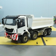 Metal 1/14 8 8 Hydraulic RC Dumper Car Assembled Radio Control Full Dump Truck