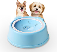 No-Spill Dog Water Bowl for Large Medium Small Dogs and Cats - Anti-Splash Pet B
