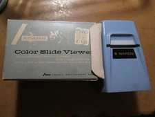 Adams Illuminated  Color Slide Viewer 35MM Blue