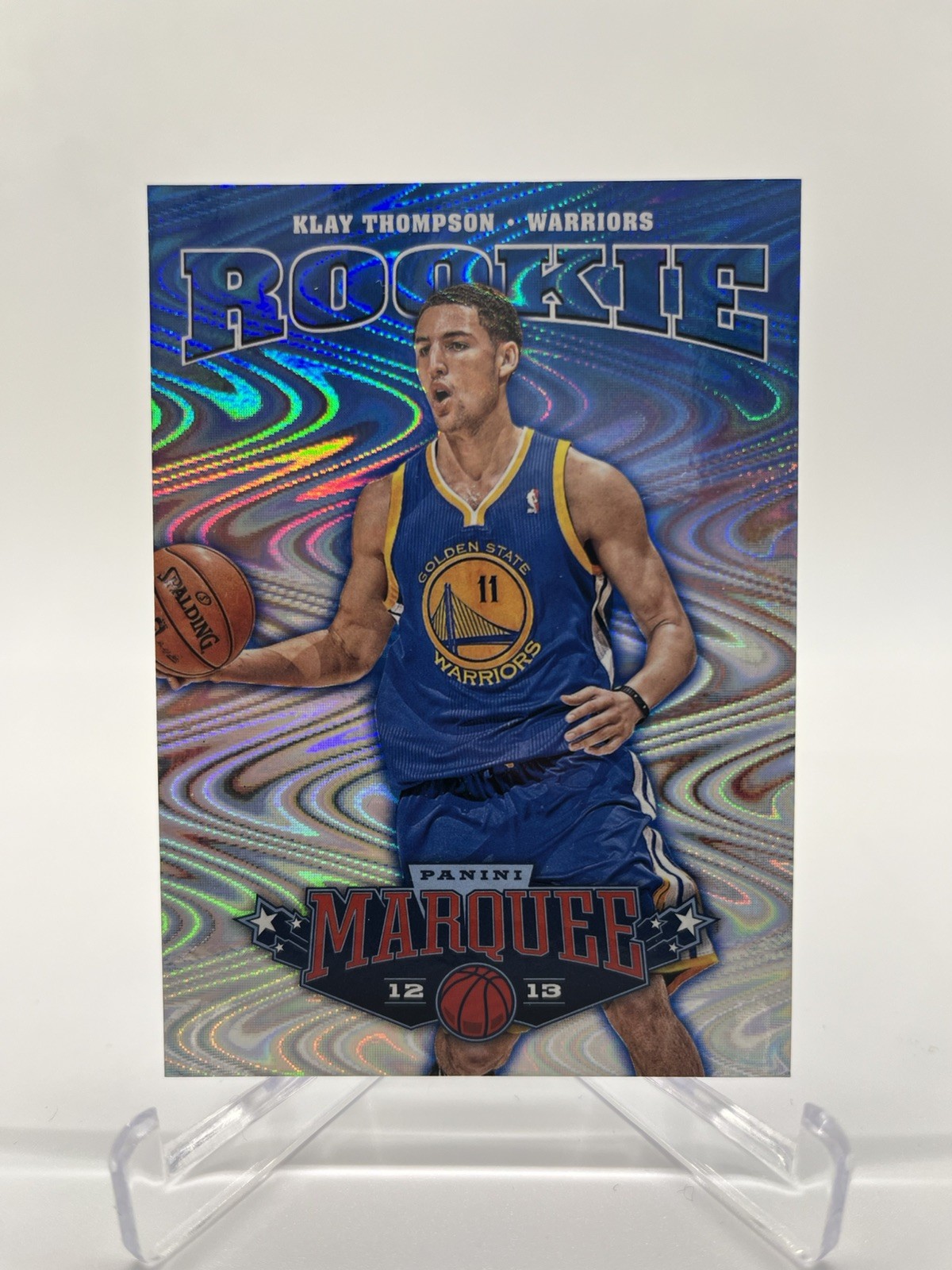 2012-13 Panini Marquee Klay Thompson Swirlorama Rookie 163 Golden State Warriors