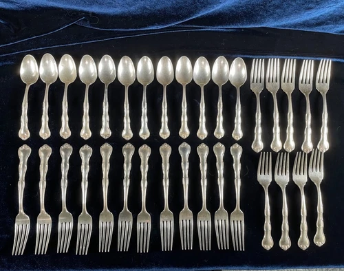 Gorham Rondo Sterling Silver Flatware - 53 pcs - NO MONOGRAM - 1402g+ sterling