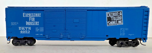 Boxcar escala HO 40' D&TS 4053 "Expressway for Industry" - Kadees, ruedas de metal, | Zustand: New
