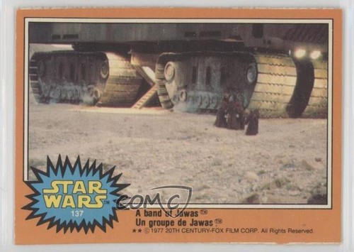 1977 OPC Star Wars #137 A band of Jawas — Raw