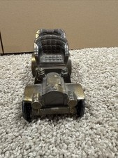 Vintage 1906 Oldsmobile Antique Metal Car Coin Bank Banthrico