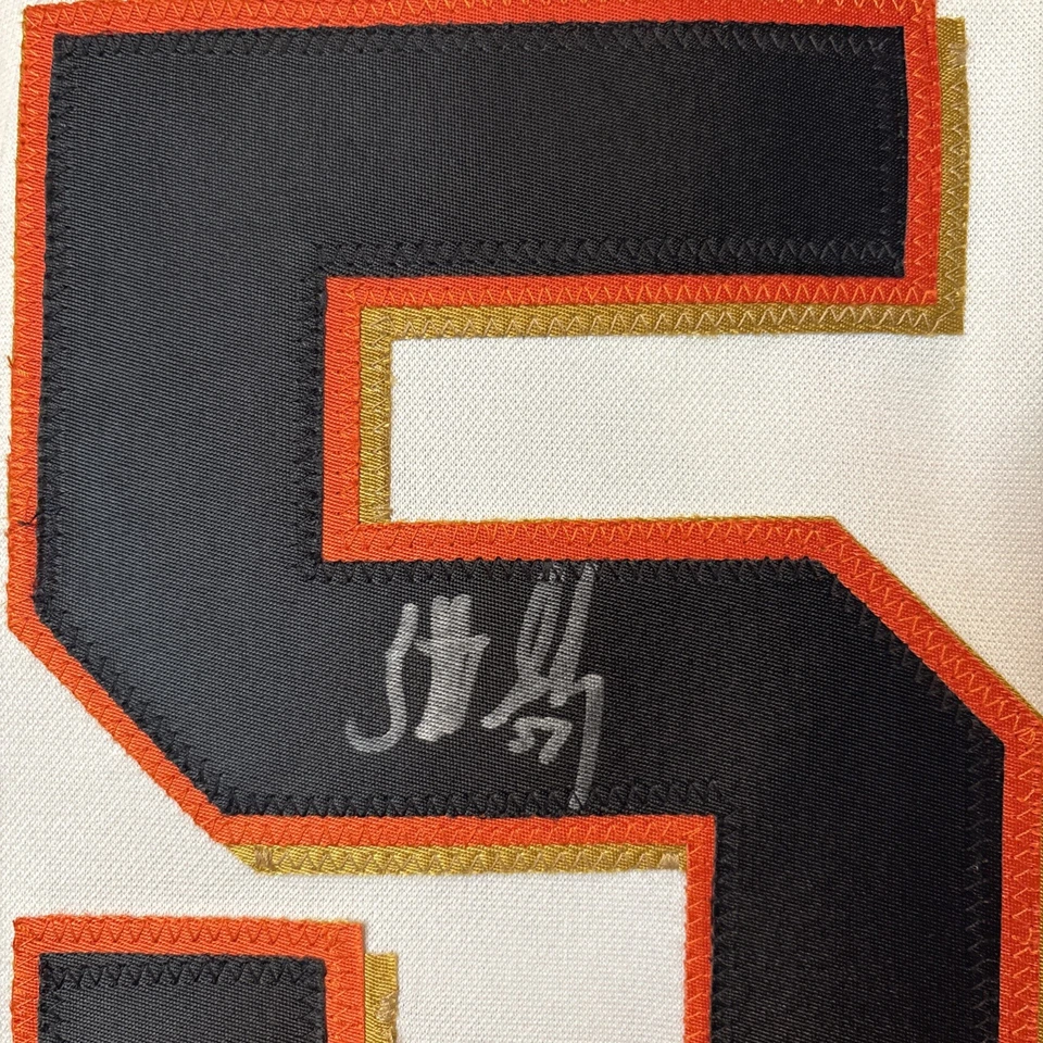 NWT San Francisco Giants Jonathan Sanchez Autographed Jersey NO HITTER - Image 3 of 4