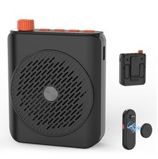 Wireless Lavalier And Microphone Voice Amplifier Hi-Res Bluetooth Plug  Play