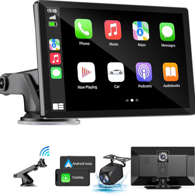 9'' Double 2 DIN Touch Screen Car Stereo Apple Carplay Radio Android Mirrorlink