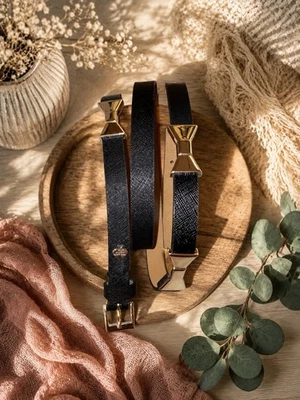 kate spade new york Bow Leather Skinny Belts for Women for  display picture 1