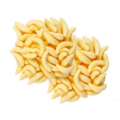 Fishing Lure Artificial Bait 50PCS Lifelike Soft Bait Worm Maggot Grub