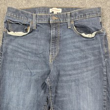 Lucky Brand 410 Athletic Straight Jeans Mens 36x30 Blue Medium Wash Denim