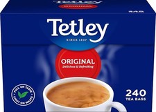Tetley Original Black Tea Bags - Full Flavoured British Brew 240 Bags 0.02 per strip
