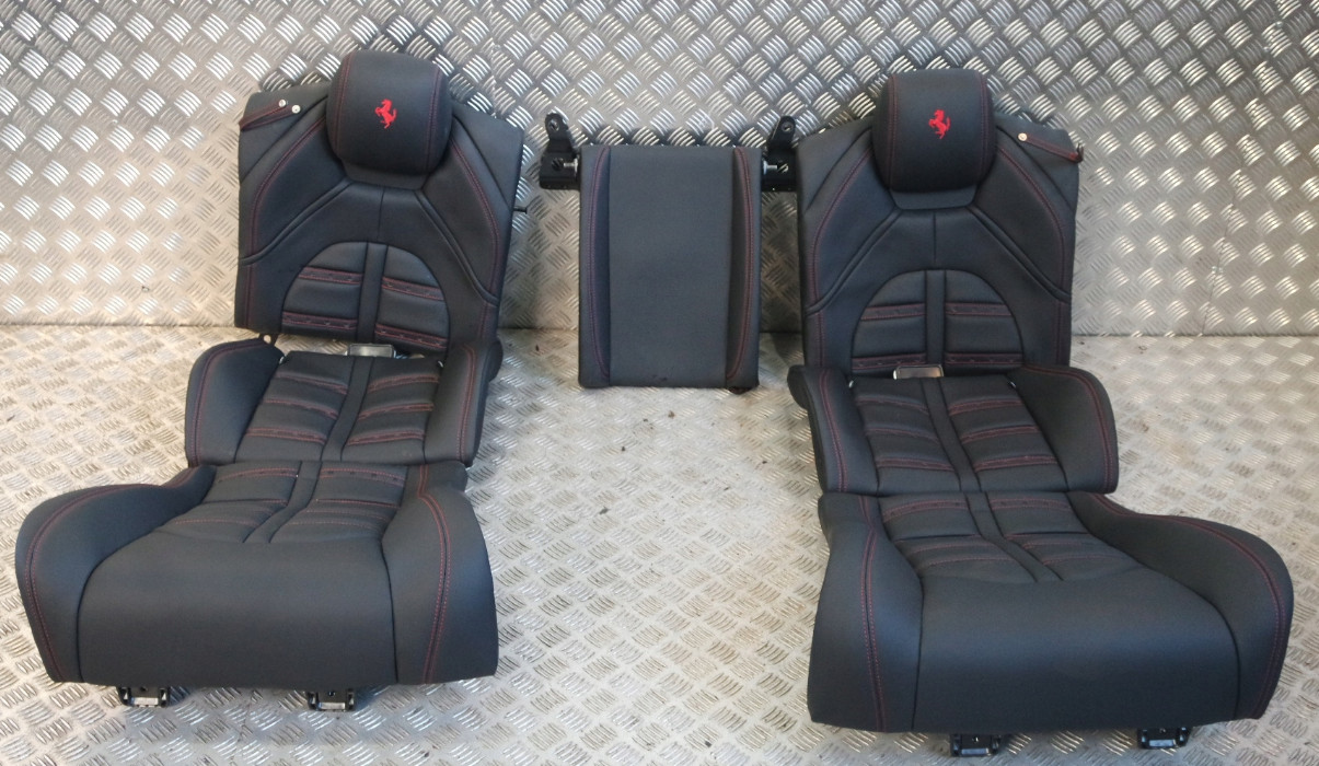 FERRARI GTC4 LUSSO FRONT/REAR SEATS ARM REST DOOR PANELS TRIMS INTERIOR PACKAGE