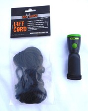 BIG GAME LA050 30 pieds cordon de levage nylon 2 clips mousqueton HD et lampe de poche BLACKFIRE