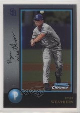 2018 Bowman Draft 1998 Bowman Chrome 20th Anniversary Ryan Weathers #98B-RW fm0