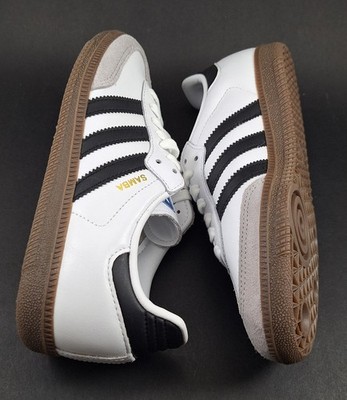 Adidas Samba OG Cloud White/ Core Black (B75806) Fashion Shoes Men's 4.5