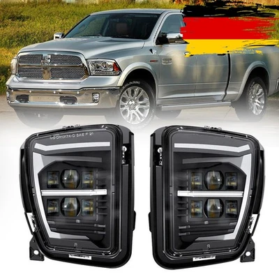 LED Stoßstangenlicht Nebelscheinwerfer mit Tagfahrlicht Für Dodge Ram 1500 13-18 - Bild 1 von 4