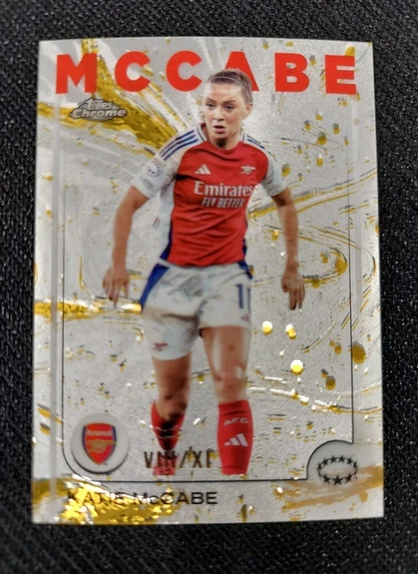 Katie McCABE XI Variation Refractor VIII/XI SP 2024-25 Topps Chrome UEFA Women's