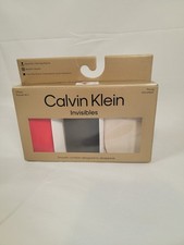 Women's Calvin Klein 3 pack of microfiber thongs size small