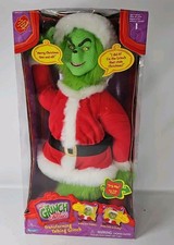 Dr Suess How The Grinch Stole Christmas Transforming Talking Grinch Doll NEW